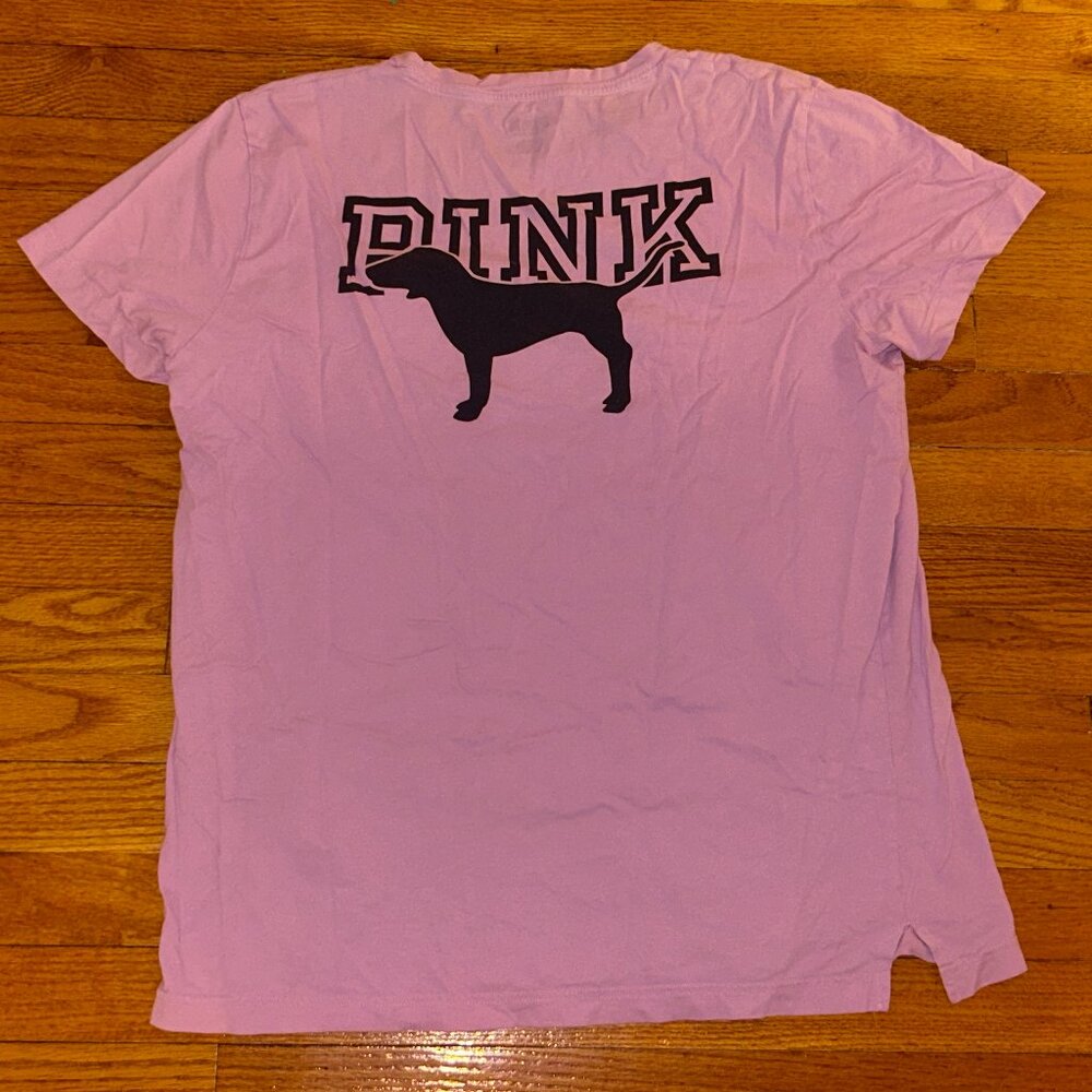 Pink Short Sleeve Cotton T-Shirt Size: Medium